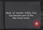Image of Native American Indian Boy Scouts demonstrate skills United States USA, 1933, second 11 stock footage video 65675075295