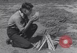 Image of Native American Indian Boy Scouts demonstrate skills United States USA, 1933, second 31 stock footage video 65675075295