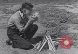 Image of Native American Indian Boy Scouts demonstrate skills United States USA, 1933, second 32 stock footage video 65675075295