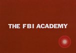 Image les agents d'application de la loi fédérale Quantico Virginia USA, 1972, de la seconde 7 séquences d'archives historiques vidéo 65675075444