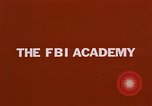 Image les agents d'application de la loi fédérale Quantico Virginia USA, 1972, de la seconde 8 séquences d'archives historiques vidéo 65675075444