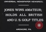 Immagine di Bobby Jones Ardmore Pennsylvania USA, 1930, secondo 3 filmato di repertorio 65675075488