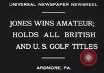 Immagine di Bobby Jones Ardmore Pennsylvania USA, 1930, secondo 6 filmato di repertorio 65675075488