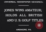 Immagine di Bobby Jones Ardmore Pennsylvania USA, 1930, secondo 7 filmato di repertorio 65675075488