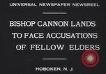 Immagine di Il vescovo James Cannon Hoboken New Jersey USA, 1930, secondo 5 filmato di repertorio 65675075489