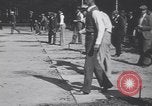 Image of horseshoe tossers Chicago Illinois USA, 1930, second 12 stock footage video 65675075490
