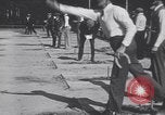 Image of horseshoe tossers Chicago Illinois USA, 1930, second 17 stock footage video 65675075490