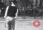 Image of horseshoe tossers Chicago Illinois USA, 1930, second 39 stock footage video 65675075490