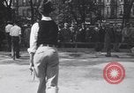Image of horseshoe tossers Chicago Illinois USA, 1930, second 42 stock footage video 65675075490