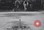 Image of horseshoe tossers Chicago Illinois USA, 1930, second 53 stock footage video 65675075490