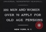 Standbild alte Männer und Frauen New York United States USA, 1930, aus Sekunde 1 historischem Filmmaterial Videoclip 65675075496