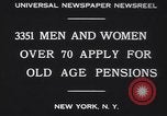 Standbild alte Männer und Frauen New York United States USA, 1930, aus Sekunde 7 historischem Filmmaterial Videoclip 65675075496