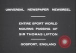 Immagine di Sir Thomas Lipton Gosport Inghilterra, 1931, secondo 11 filmato di repertorio 65675075499