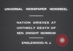 Standbild Senator Dwight Morrow North Haven Maine USA, 1931, aus Sekunde 9 historischem Filmmaterial Videoclip 65675075500