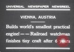 Standbild kleinsten Motor Wien Österreich, 1931, aus Sekunde 3 historischem Filmmaterial Videoclip 65675075502