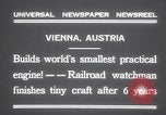 Standbild kleinsten Motor Wien Österreich, 1931, aus Sekunde 5 historischem Filmmaterial Videoclip 65675075502