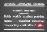 Standbild kleinsten Motor Wien Österreich, 1931, aus Sekunde 6 historischem Filmmaterial Videoclip 65675075502
