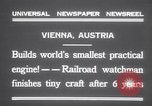 Standbild kleinsten Motor Wien Österreich, 1931, aus Sekunde 7 historischem Filmmaterial Videoclip 65675075502