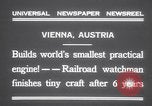 Standbild kleinsten Motor Wien Österreich, 1931, aus Sekunde 8 historischem Filmmaterial Videoclip 65675075502