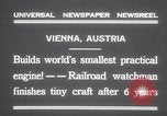 Standbild kleinsten Motor Wien Österreich, 1931, aus Sekunde 9 historischem Filmmaterial Videoclip 65675075502