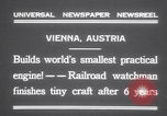 Standbild kleinsten Motor Wien Österreich, 1931, aus Sekunde 11 historischem Filmmaterial Videoclip 65675075502