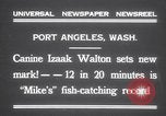Standbild Hund Izaak Walton Port Angeles Washington USA, 1931, aus Sekunde 4 historischem Filmmaterial Videoclip 65675075503