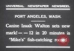 Standbild Hund Izaak Walton Port Angeles Washington USA, 1931, aus Sekunde 7 historischem Filmmaterial Videoclip 65675075503