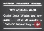 Standbild Hund Izaak Walton Port Angeles Washington USA, 1931, aus Sekunde 8 historischem Filmmaterial Videoclip 65675075503