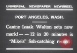 Standbild Hund Izaak Walton Port Angeles Washington USA, 1931, aus Sekunde 10 historischem Filmmaterial Videoclip 65675075503