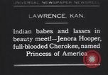 Immagine di Native American Indian bambino di nome Princess of America Lawrence Kansas USA, 1930, secondo 1 filmato di repertorio 65675075512