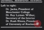 Image of Rush Rhees Rochester New York USA, 1930, second 39 stock footage video 65675075516