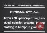 Image of airship Universal City California USA, 1931, second 4 stock footage video 65675075520