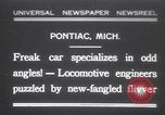 Image of Four wheel steering car Pontiac Michigan USA, 1931, second 1 stock footage video 65675075521
