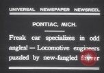 Image of Four wheel steering car Pontiac Michigan USA, 1931, second 6 stock footage video 65675075521
