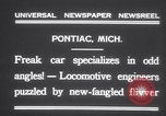 Image of Four wheel steering car Pontiac Michigan USA, 1931, second 7 stock footage video 65675075521