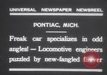 Image of Four wheel steering car Pontiac Michigan USA, 1931, second 8 stock footage video 65675075521
