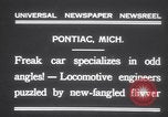 Image of Four wheel steering car Pontiac Michigan USA, 1931, second 10 stock footage video 65675075521