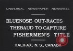 Image of Gertrude L Thebaud schooner Halifax Nova Scotia, 1931, second 1 stock footage video 65675075523