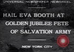 Image of Evangeline Booth New York United States USA, 1930, second 1 stock footage video 65675075539