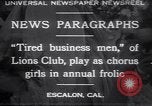 Standbild Business Men Escalon California USA, 1930, aus Sekunde 1 historischem Filmmaterial Videoclip 65675075541