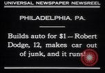 Standbild Robert Dodge Philadelphia Pennsylvania USA, 1930, aus Sekunde 4 historischem Filmmaterial Videoclip 65675075543