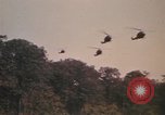 Image of UH-1D Iroquois helicopters Pleiku South Vietnam, 1969, second 17 stock footage video 65675075563