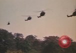 Image of UH-1D Iroquois helicopters Pleiku South Vietnam, 1969, second 21 stock footage video 65675075563