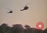 Image of UH-1D Iroquois helicopters Pleiku South Vietnam, 1969, second 23 stock footage video 65675075563