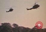 Image of UH-1D Iroquois helicopters Pleiku South Vietnam, 1969, second 25 stock footage video 65675075563