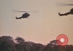 Image of UH-1D Iroquois helicopters Pleiku South Vietnam, 1969, second 26 stock footage video 65675075563