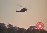 Image of UH-1D Iroquois helicopters Pleiku South Vietnam, 1969, second 27 stock footage video 65675075563
