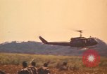 Image of UH-1D Iroquois helicopters Pleiku South Vietnam, 1969, second 39 stock footage video 65675075563