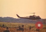 Image of UH-1D Iroquois helicopters Pleiku South Vietnam, 1969, second 41 stock footage video 65675075563