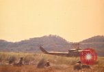 Image of UH-1D Iroquois helicopters Pleiku South Vietnam, 1969, second 45 stock footage video 65675075563